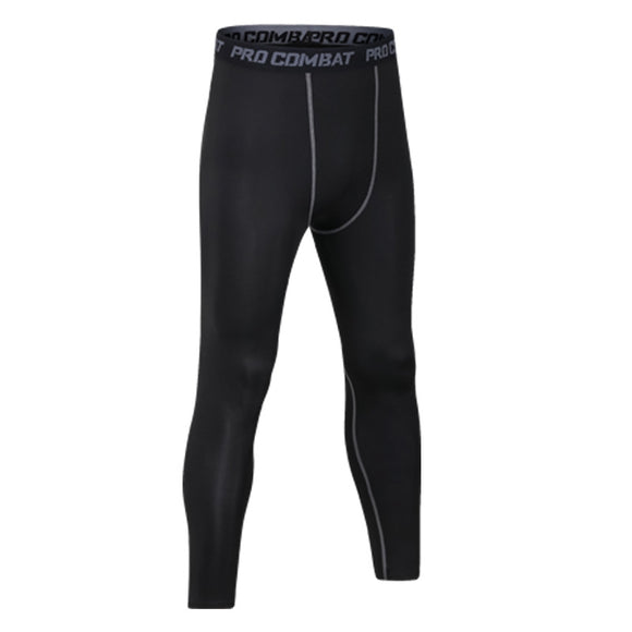 Men's Compression Pants, Gym Fitness Sports Running Quick Dry Leggings, Tights Breathable Skinny Trousers Sportswear for Males