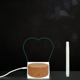 3D Acrylic Handwriting Message Board LED Light, Creative Note Lamp