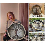 Tree of Life Siberian Drum, Handmade Finish Crafts Shaman Gift