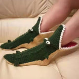 Big Eye Christmas New Year Socks In Solid Color