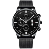 Business Luxury Gifts for Men, Mesh Band Quartz Watch