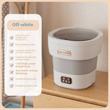 Folding Portable Undergarments Compatible, Small Washing Machine