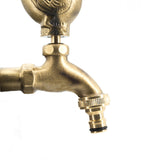 Animal figurine garden faucets