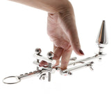 Stainless Steel Catheter, Anal Locking Chastity Device