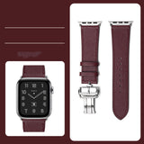 Butterfly Clasp Hand-stitched Strap for Smartwatch (Smartwatch not Included)