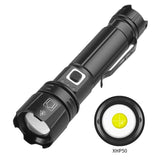 Red and White Charging Flashlight
