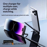 240W Fast Charging Data Cable with Foldable Stand