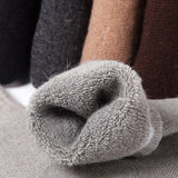 Men’s Winter Thick Terry Thermal Socks – Warm Rabbit Wool Blend for Cold Weather