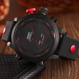 Silicone with Round Large Dial, Men's Watch