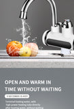 Kitchen Electric Water Tap, Water Heater Temperature Display, Cold Hot Water Faucet