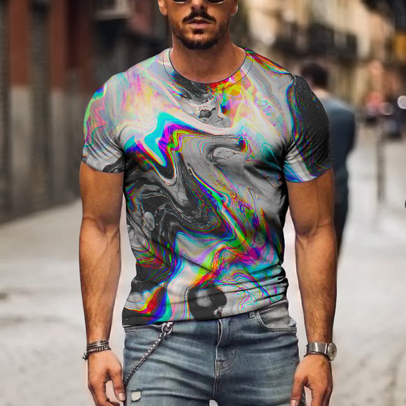 Men's 3D Graphic Casual T-shirt