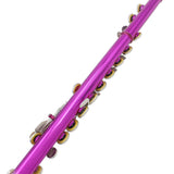 16 Holes Flute C Key White Copper Tube Body Leather Box, Suitable for Beginners Grading Performance