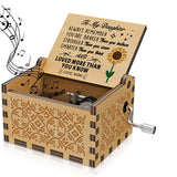 Antique Carved Wooden Hand Crank, Spirited Away Music Box, Christmas Gifts Birthday Gifts, Party Decoration