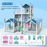 Girls' Playing House, DIY Assembled Princess House, Villa Toys