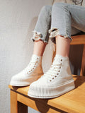 Thick-soled High-top Casual Shoes