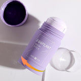 Face Blackhead Cream, Eggplant - Green Tea Cooling, Deep Cleansing Clay Mask