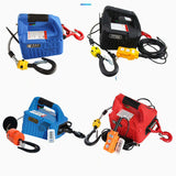 Portable Mini Electric Hoist 220V – Small Household Crane with Wire Rope