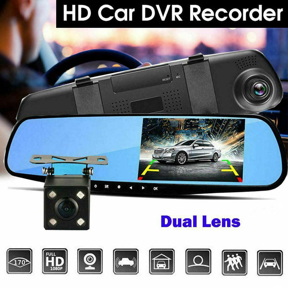 Front and Rear Dual Recording, Driving Recorder