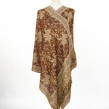 Classic Cashmere-like Jacquard Paisley Tassel Scarf