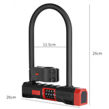 U-shaped Bike Lock with 4-Digit Combination Code Security