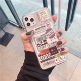 Barcode Pattern Mobile Phone Case