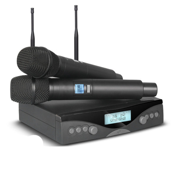 One-support Two Wireless Professional Microphone