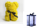 Valentine's Day Gift Rose Bear, Eternal Flower Rose Teddy Bear, PE Foam Toy for New Year's Eve