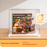 Handmade Cottage DIY Assembling Building Blocks Art House, Miniature Model Toy Gift