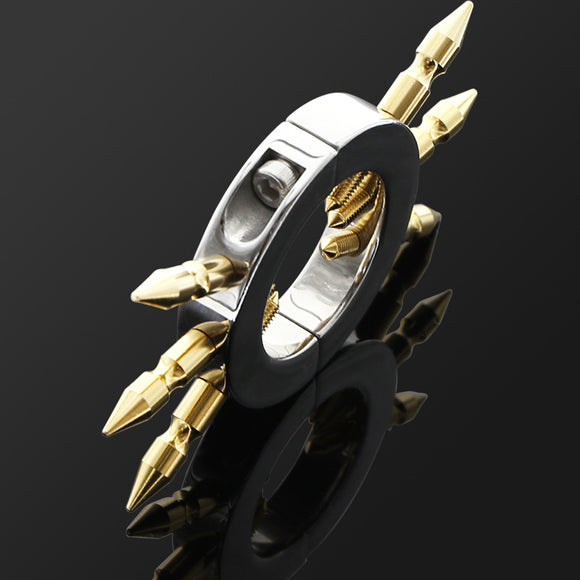 Teeth Nail Ring, Extreme Chastity Device, Women's Toy
