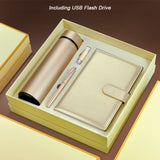 Notebook & USB Flash Drive Thermal Insulated Cup Gift Set