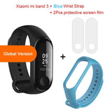 Global Version Xiaomi MI 3 Fitness Tracker, 0.78 OLED Touch Screen 50M Waterproof Band Smart Bracelet