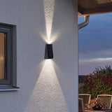 Solar Garden Courtyard Household Waterproof Up and Down Glow Outdoor Decoration Wall Lights
