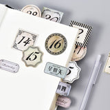 Vintage Payment Collection Box Stickers