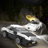 Assembled Building Block Racing Car, Static Toy