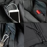 Tactical Men's Soft Shell Jacket, Military Hooded Coat