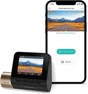 70mai App Support, Cam Lite D08, 1080P HD, Car Smart Dash Cam