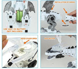 Sound and Light ABS Dinosaur Robot Toy for Kids – Interactive Educational Model