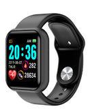 Compatible with iPhone, Y68 Color Screen, Heart Rate, Blood Pressure, Blood Oxygen, Smart Bracelet