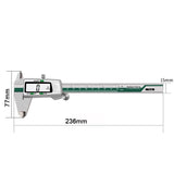 Green Big Screen Stainless Steel Vernier Caliper