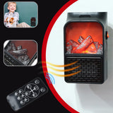 Mini Flame Heater – Portable Electric Room Warmer Multifunction Device