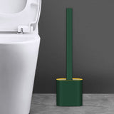 Creative Wall-mounted Soft Brush with Cover for Toilet Washing