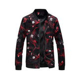Men’s Plaid Baseball Jacket – Autumn Windbreaker