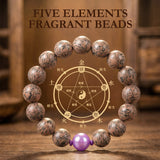 Traditional Chinese Herbal Bead Bracelet – Handmade Incense Wood Aromatherapy Jewelry