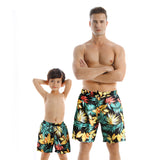 Premium Quality Parent Children Swimwear, Quick Drying Beach Pants