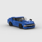 Modular Sports Car, Assembled Building Blocks Model