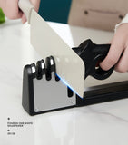 Four-in-one Kitchen Knife Sharpening Stick, Fixed Angle Sharpener Fast Sharpener, Household Sharpening Stone, Useful Kitchen Gadgets