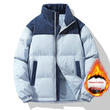 Unisex Winter Stand Collar Padded Jacket – Warm, Versatile Outerwear
