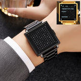 Fashion Wristwatch for Unisex, Waterproof LED Light Outdoor Digital Business Sports Electronic Clock