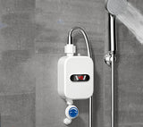 Electric Water Heater, Mini Small Thermostatic Shower Set