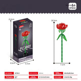 Building Block Flower Small Particle Assembly Toy